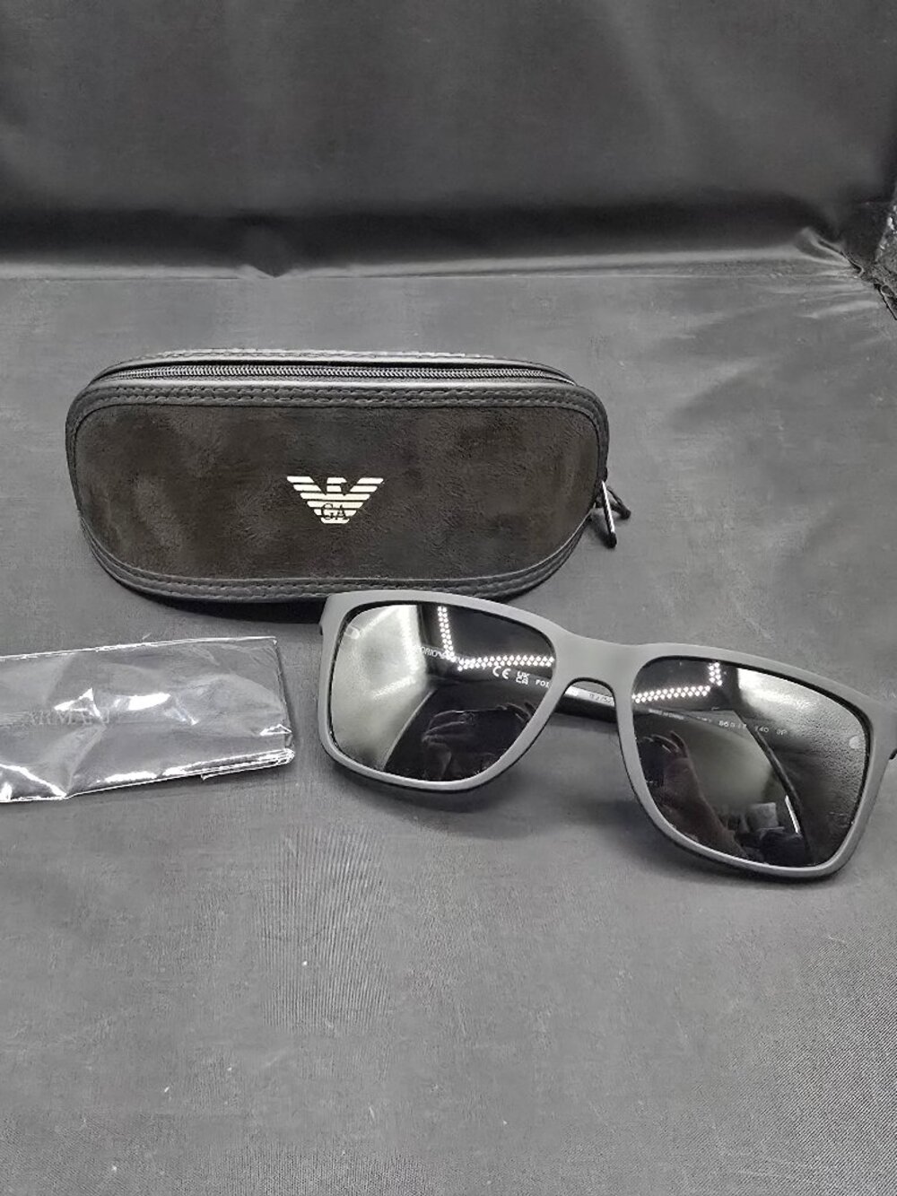 Emporio Armani EA 4047 Polarized Square Sunglasses